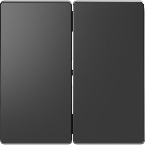 Лицевая панель Schneider Electric Merten D-Life для 2-кл. выключателя антрацит  картинка